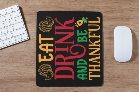 Eat drink -Halloween Theme Mousepad