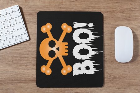 BOO-Skull -Halloween Theme Mousepad