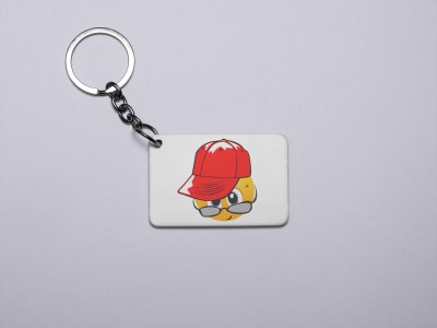 Peek a Boo Emoji- Emoji Printed Keychains For Emoji Lovers(Pack Of 2)