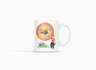 Sunrisers Hyderabad, (BG orange) - IPL designed Mugs for Cricket lovers