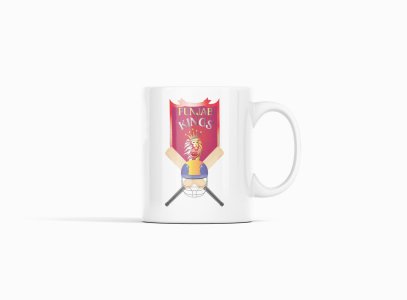 Punjab kings, helmet - IPL designed Mugs for Cricket lovers