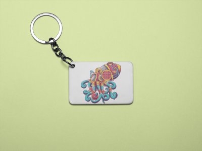 Submarine - Printed acrylic animated Keychain(Pack Of 2)