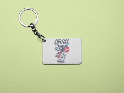 Catchaa - Printed acrylic animated Keychain(Pack Of 2)