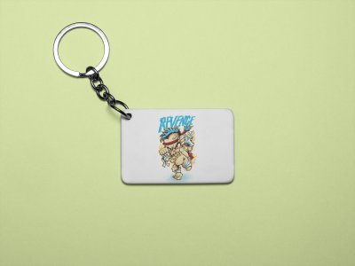 Revenge - Printed acrylic animated Keychain(Pack Of 2)