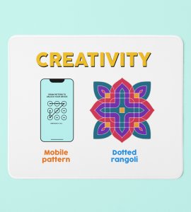 Unlocking Diwali Magic Mouse Pad - Where Patterns Meet Rangoli