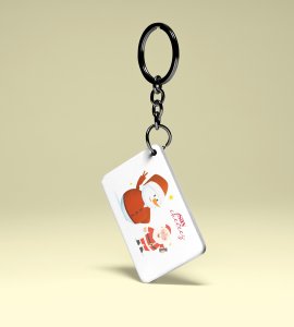 Selfie Santa: Beautifully Designed Key Chain byBest Gift For Secret Santa