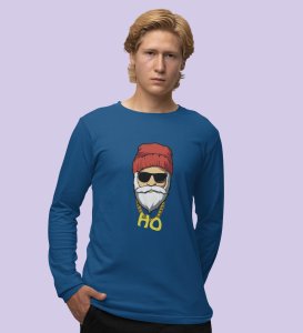 Sigma SantaFull Sleeve T-shirt: Best printed Gift For Secret SantaBlue Best Gift For Boys Girls