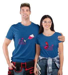 Ami Tomake Bhalobasi Cute Printed Couple (blue) T-shirts