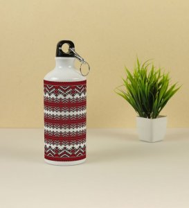 Classic Ukrainian Embroidery Patterns Printed Aluminium Water Bottle 600ml