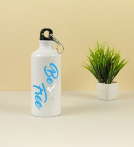 Free as a Bee Message Printed Aluminium Water Bottle 600ml