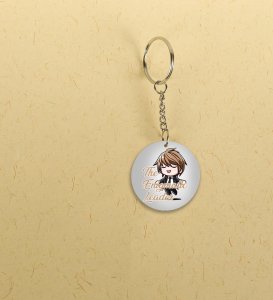 The Enigmatic Light Yagami Anime Printed Round Keychain Pack Of 2