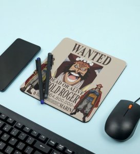 Ruler of the Ocean: Fearless Explorer Poster Printed Mousepad