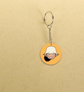 Usopp's Big Dreams and Coolest Anime Printed Round Keychains Pack of 2