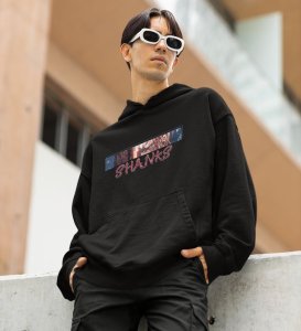 Adventurer Eye Determined and Bold Cotton Black Hoodie for Men